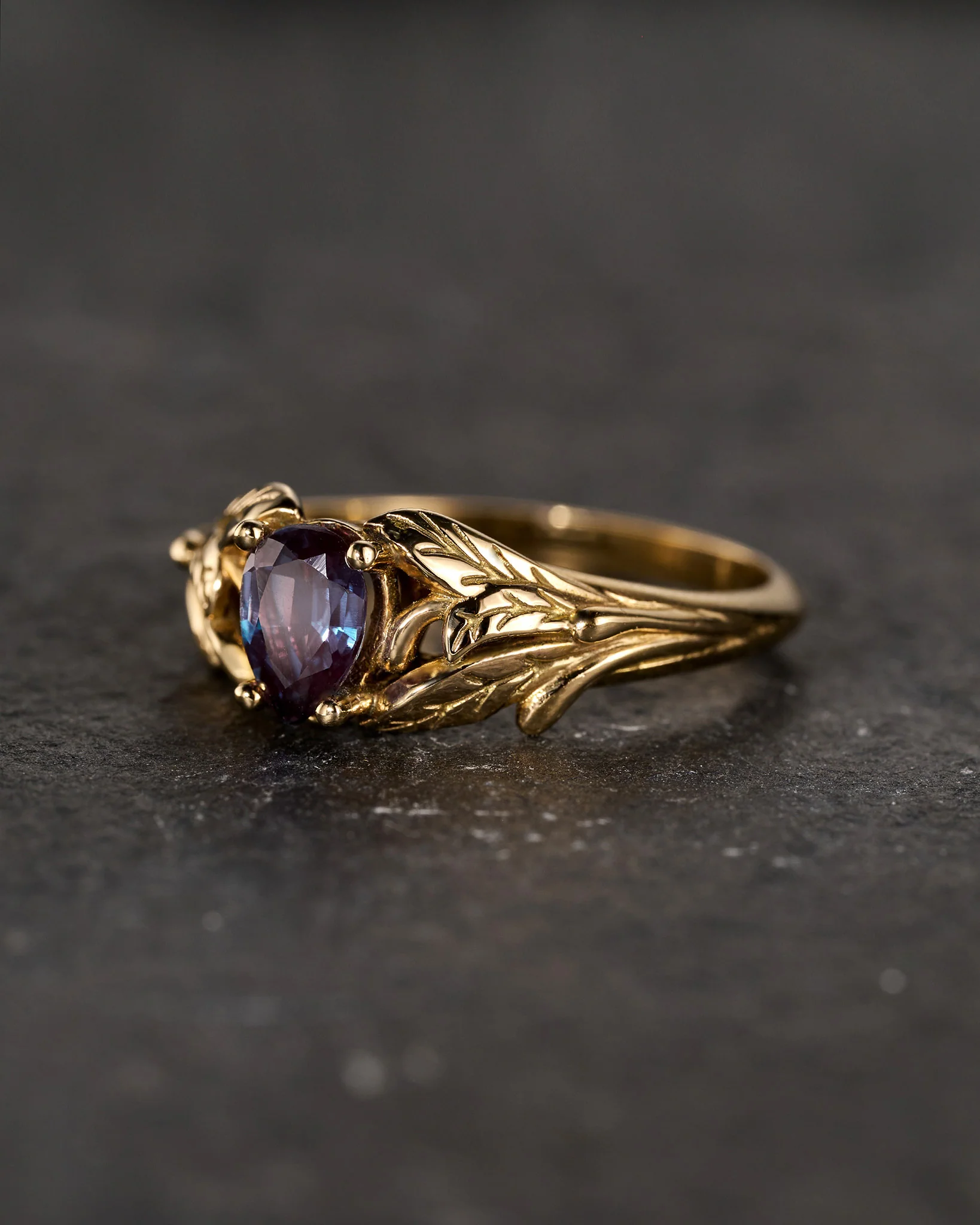 Alexandrite engagement ring / Wisteria - Image 4