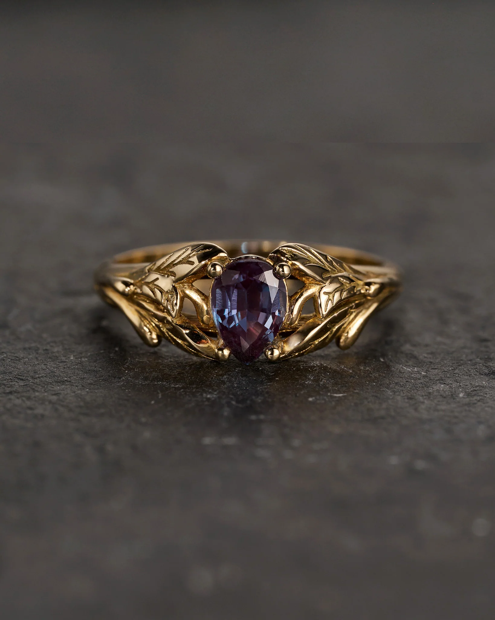 Alexandrite engagement ring / Wisteria - Image 5