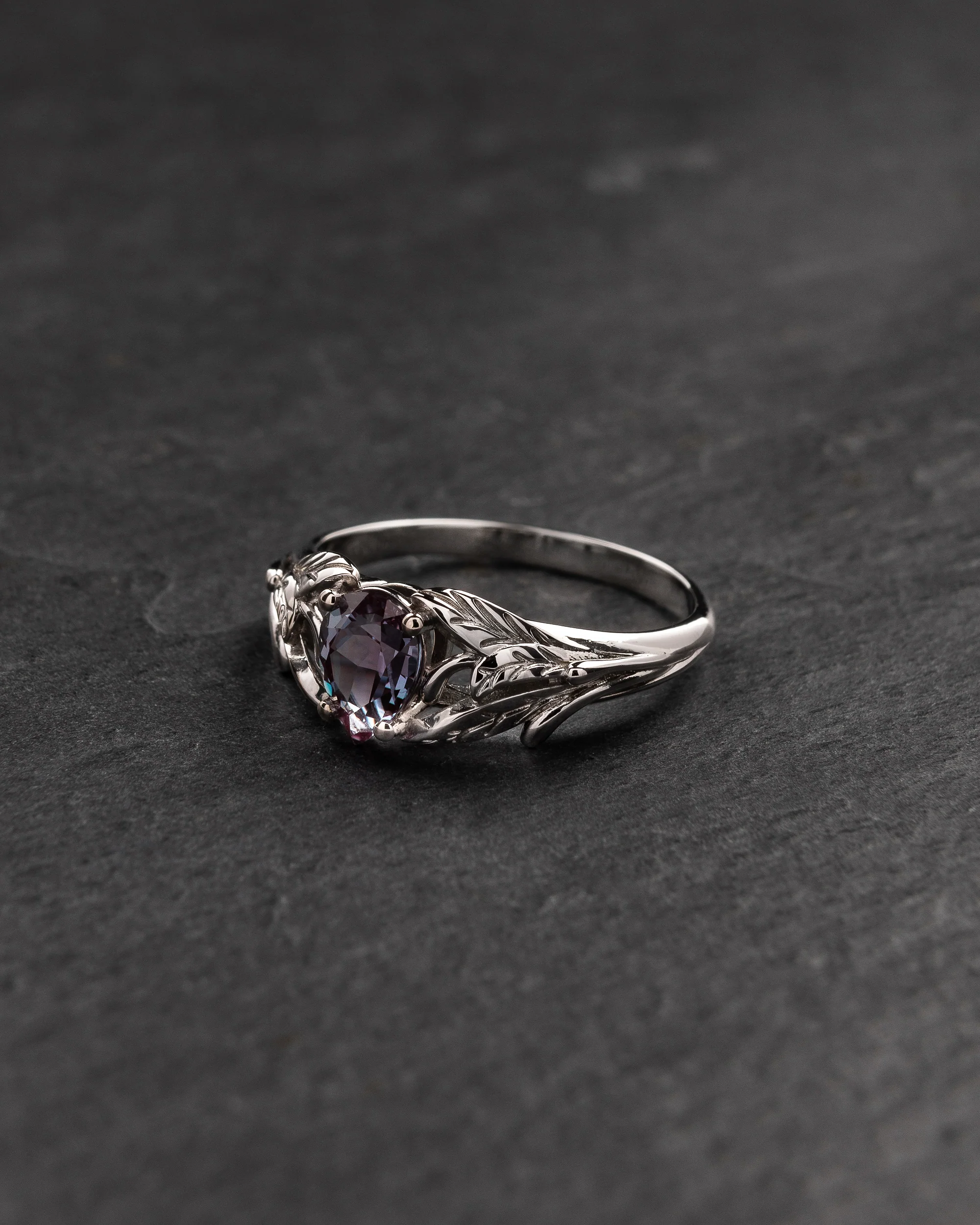 Alexandrite engagement ring / Wisteria - Image 6