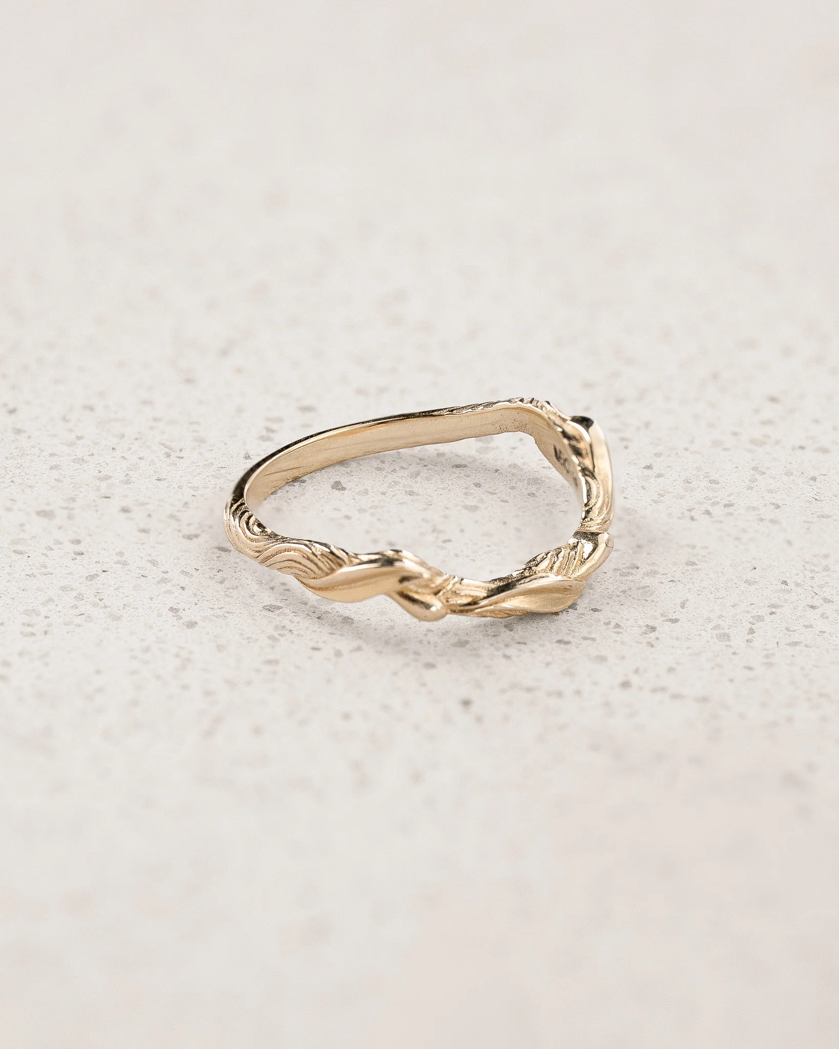 Twisted branch wedding ring, matching band for Olivia - Image 4